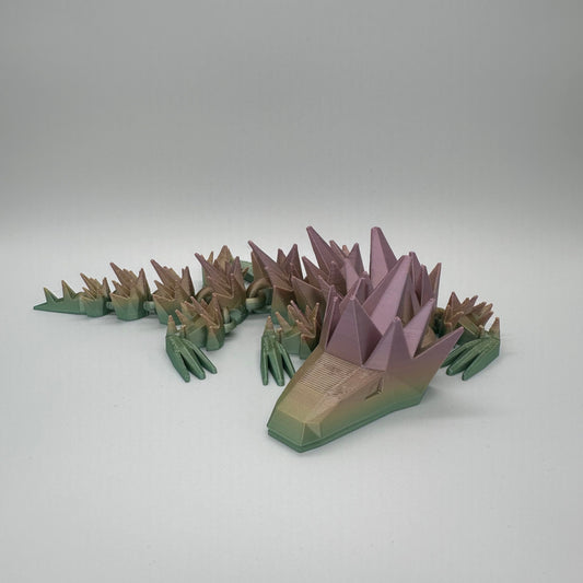 Articulated Crystal Lizard - 3D Printed
