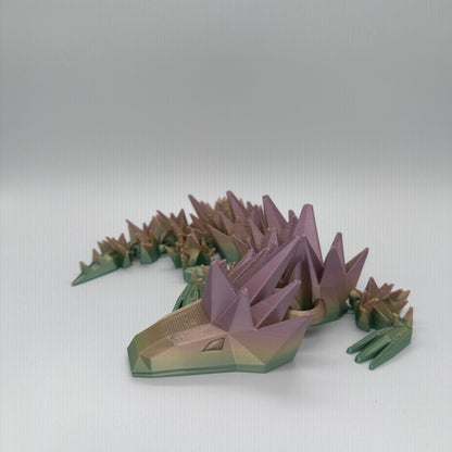 Articulated Crystal Lizard - 3D Printed