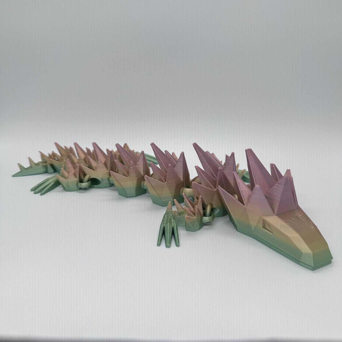 Articulated Crystal Lizard - 3D Printed